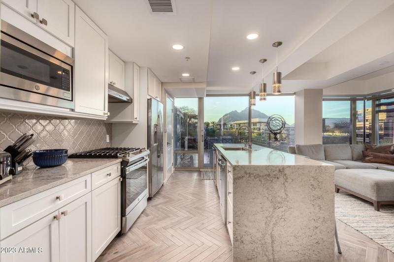 Camelback views from kitchen