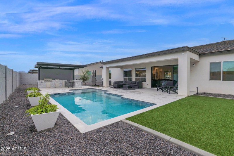 Covered patio