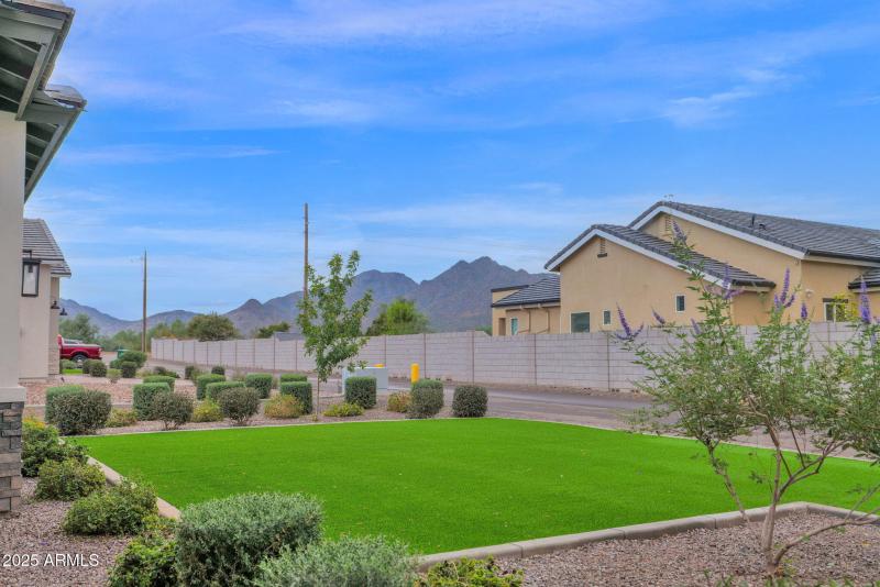 Mountain views from front