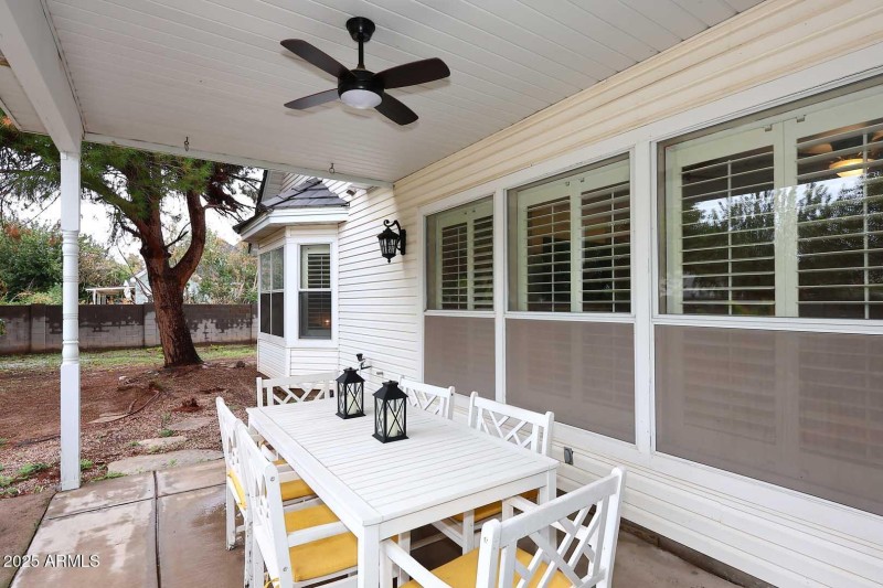 Covered Patio-Dining Area
