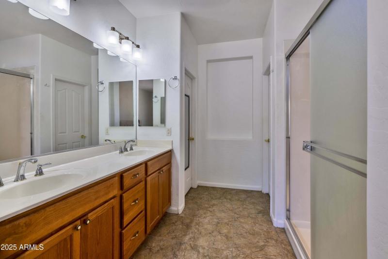 Owner's Bath with 2 Vanities