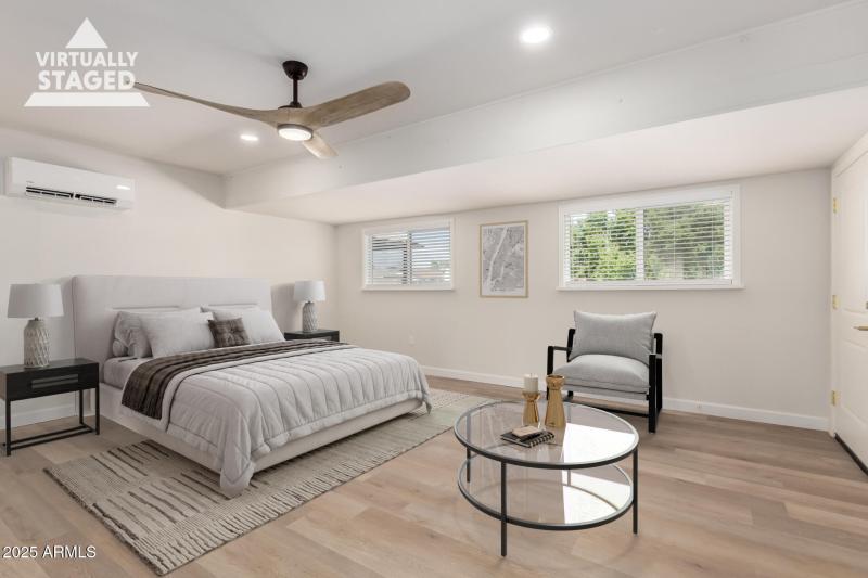 Bedroom 4w/sep entry Virtually Staged