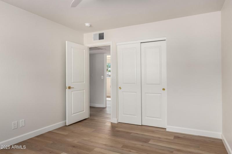 Secondary Bedroom Closet View