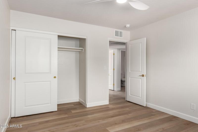 Secondary Bedroom #2 Closet View