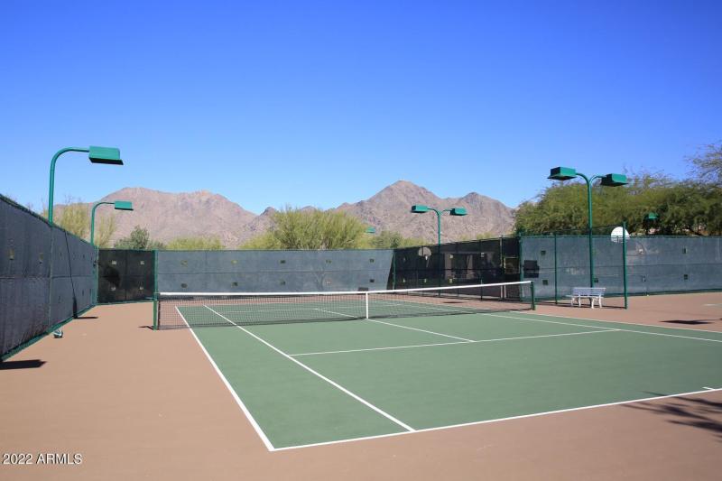 McDowell Mountain-Community Tennis Court