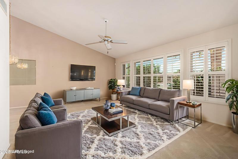 Virtually Staged Living Room