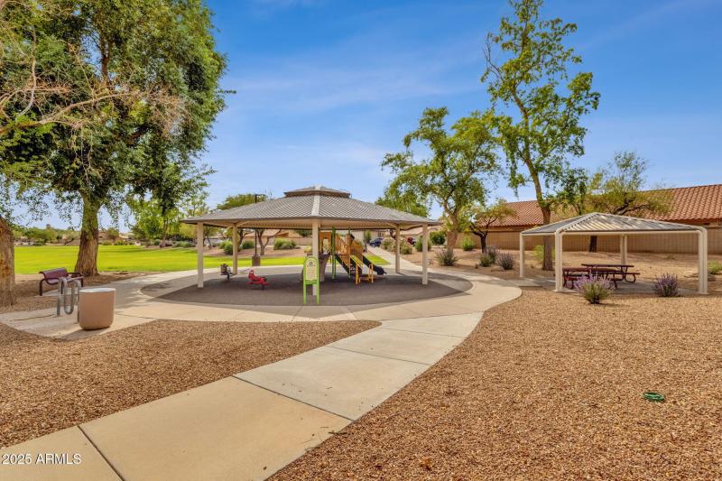 Community Covered Gazebo and Play Area