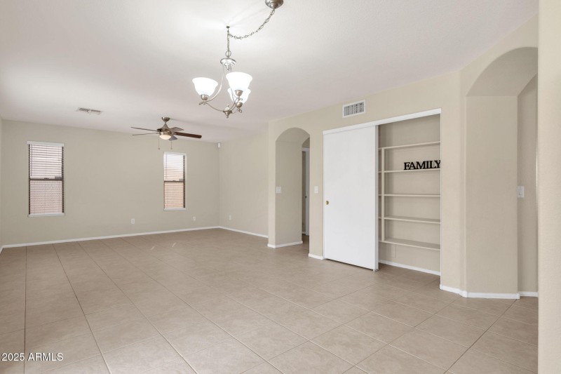 Large Great Room and pantry area