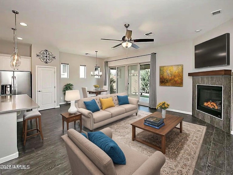 Great Room Virtual Staged