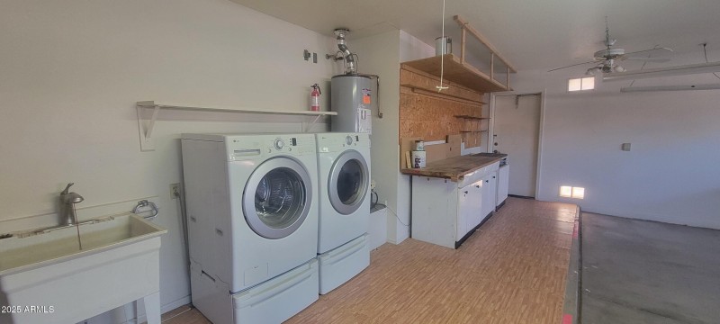 Laundry Gas Hook Up in Garage