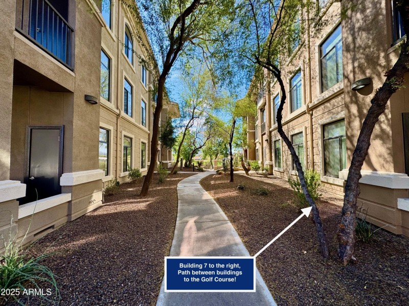 WALKING PATH TO GOLF COURSE