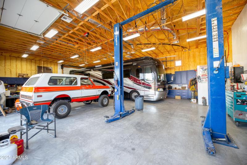 Interior Garage with Cars