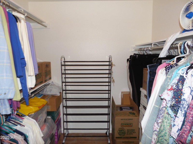 Primary walk in closet