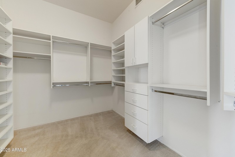Walk-In Closet with Storage