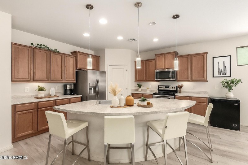 Kitchen with Giant Island