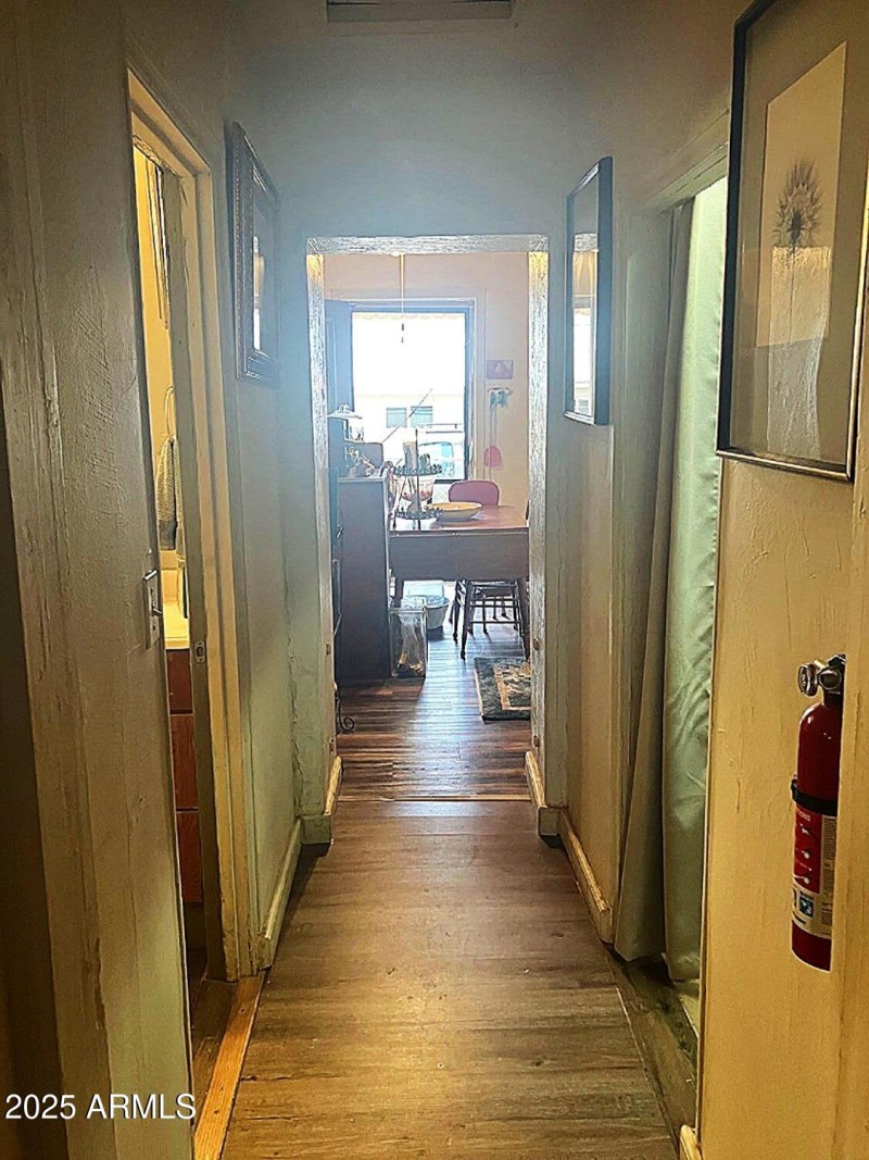 Bathroom and Laundry room hallway