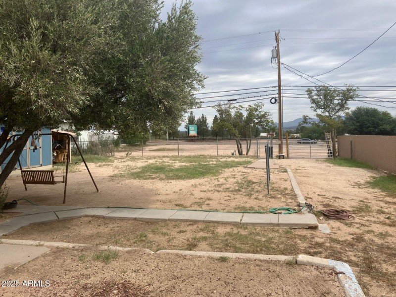 Rear Yard looking north