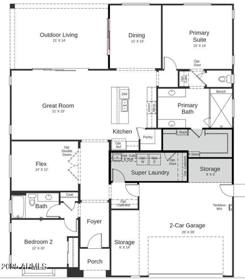 Portato wtih Extended Laundry