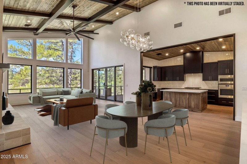 Digitally Staged Living & Dining