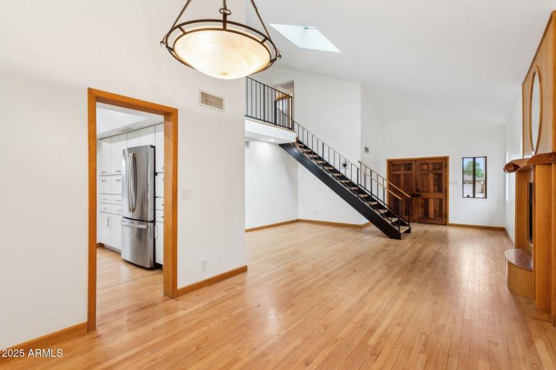 Vaulted Ceiling with Skylight
