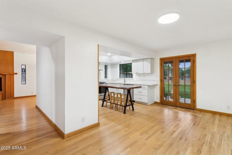 French Doors to Backyard