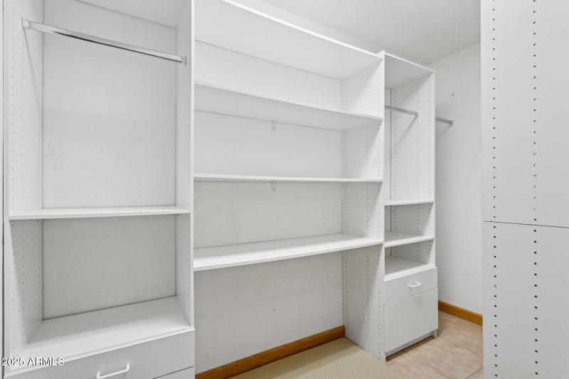 Walk In Closet in 1st Floor Bedroom