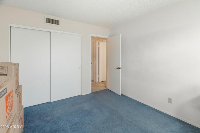 Bedroom 3 facing closet