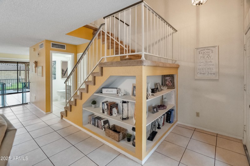 Entrance & Stairway - facing kitchen