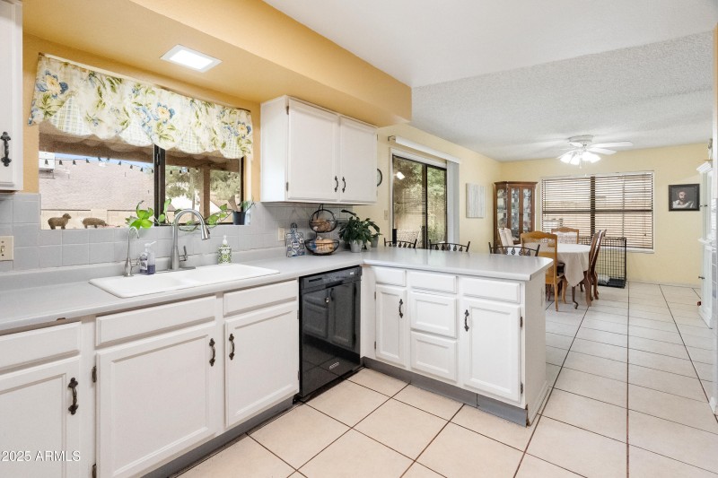 Kitchen facing Dining Room