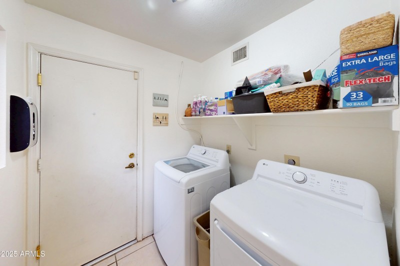 Laundry Room & Garage Door