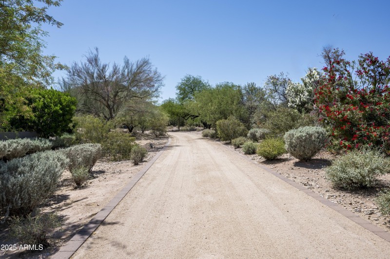 Private Drive on Property