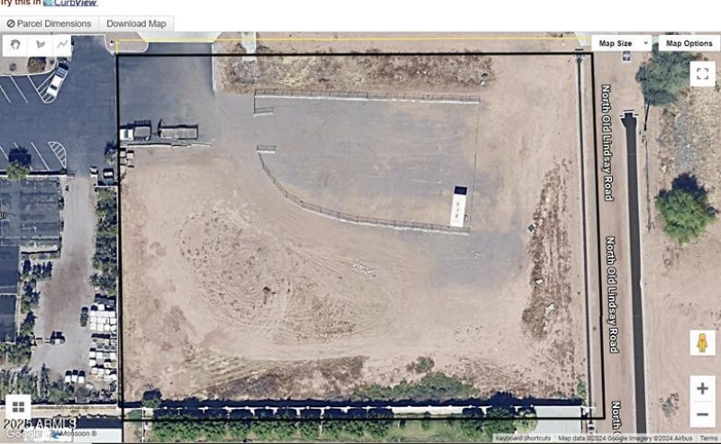 Aerial showing lot boundaries