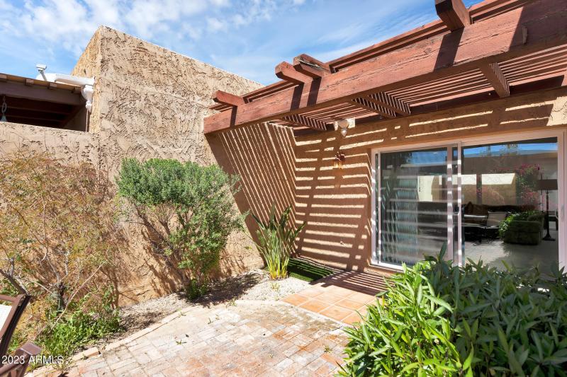 Back Patio at Family room