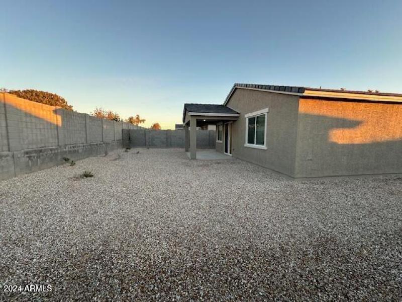 Back Yard with Desert Landscaping
