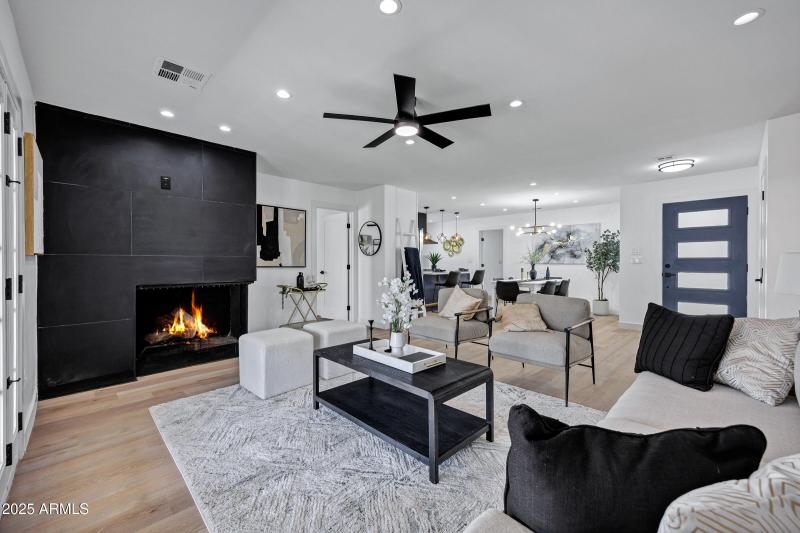 Statement fireplace!