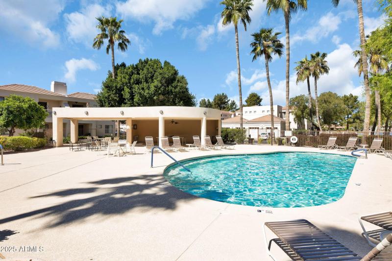 Palm Cove Community Area and Heated Pool