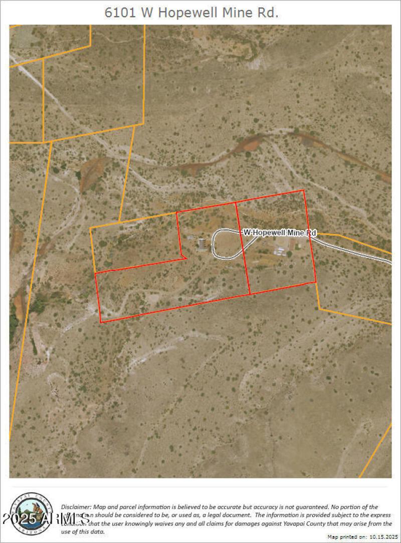 Hopewell Mine Rd. Map