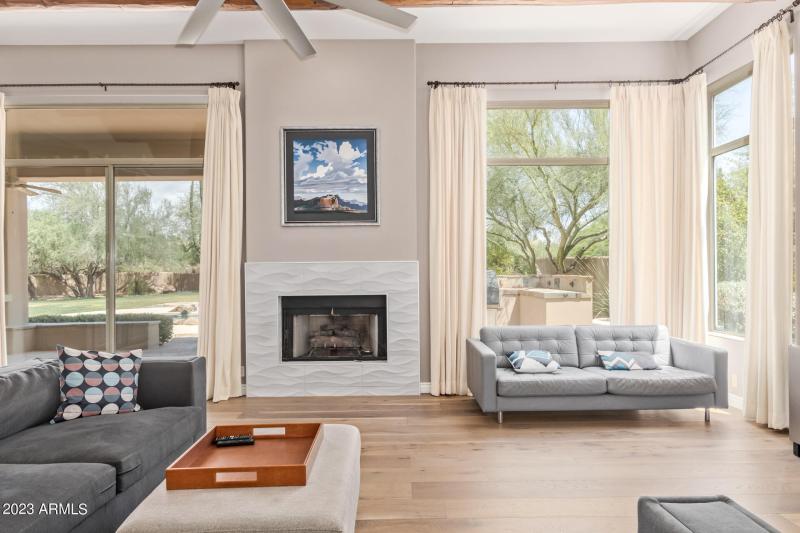 Family Room with Fireplace