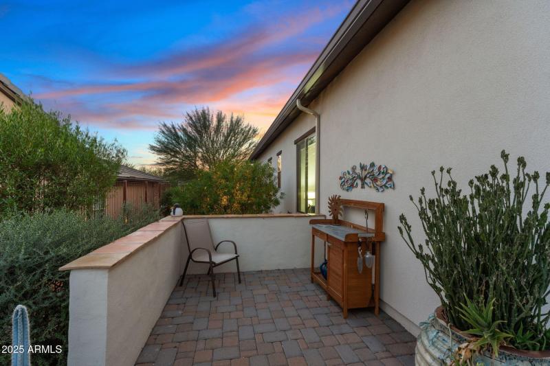 Side Patio/Potting Area