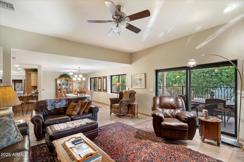 Living Room and Dining Room