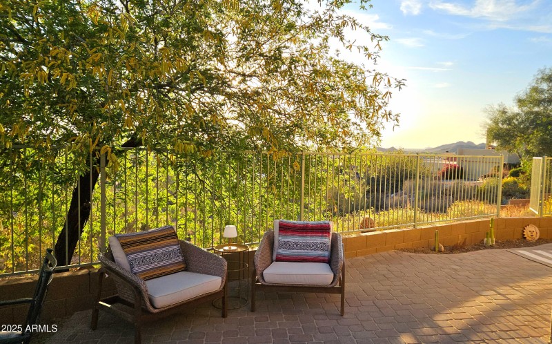 Backyard patio -so peaceful