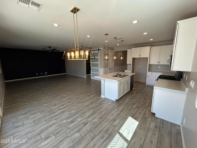 Kitchen to Living Space