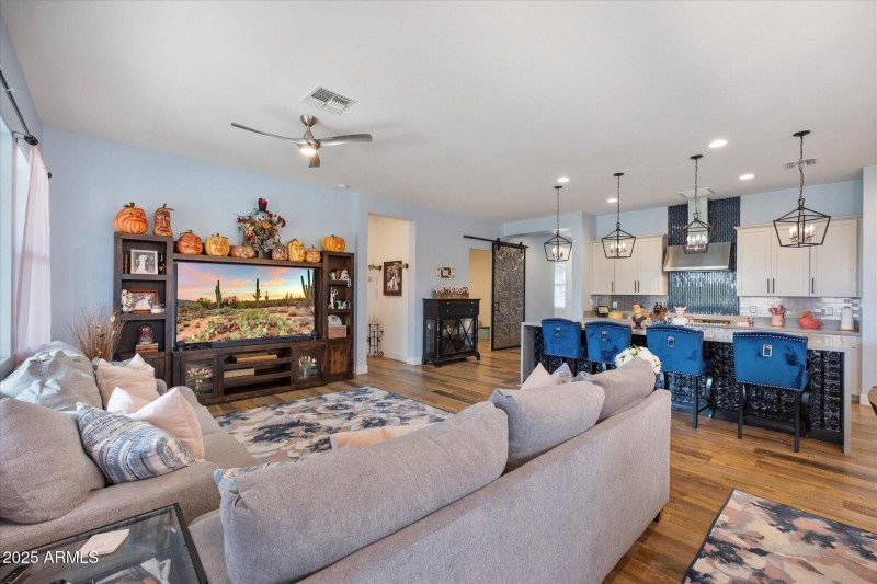 Open Flamily Room into Kitchen