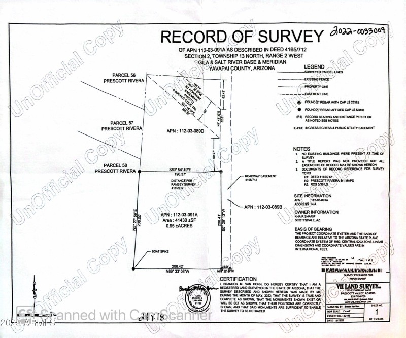 Record of Survey image