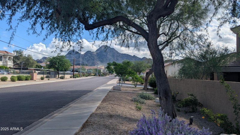 View from the entrance