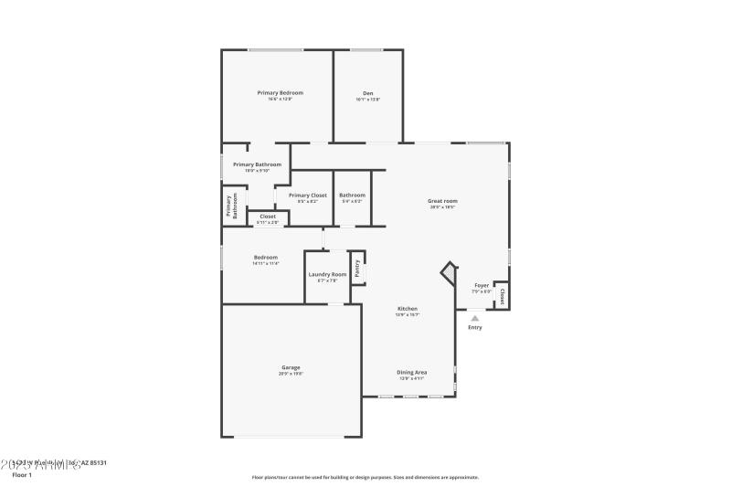 Floorplan-5426 W Pueblo Dr