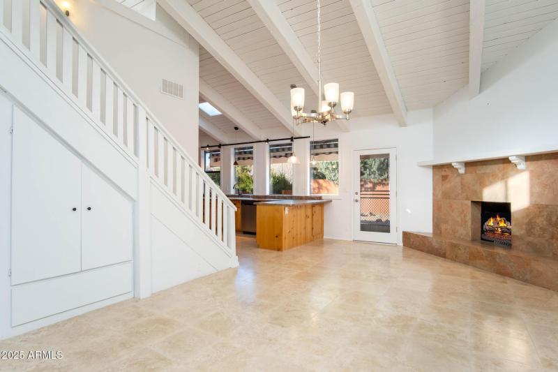 Dining Room with Fireplace