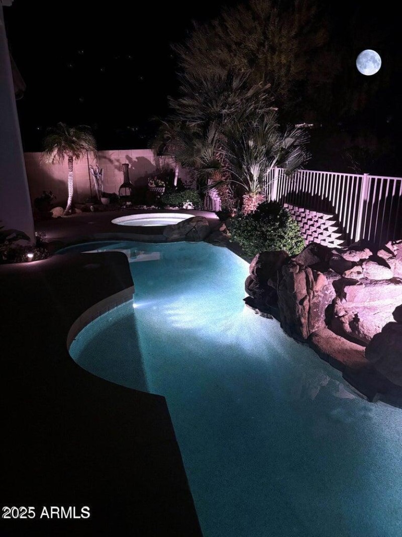 Pool at Night
