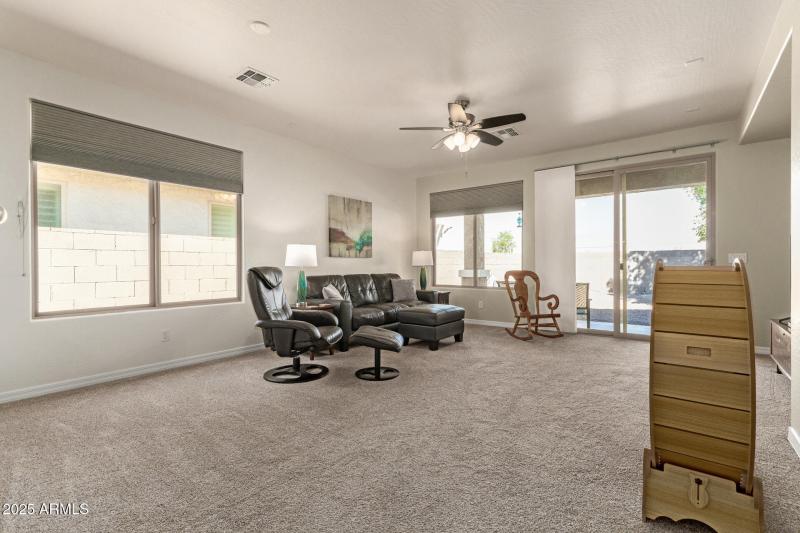 living room full of natural light