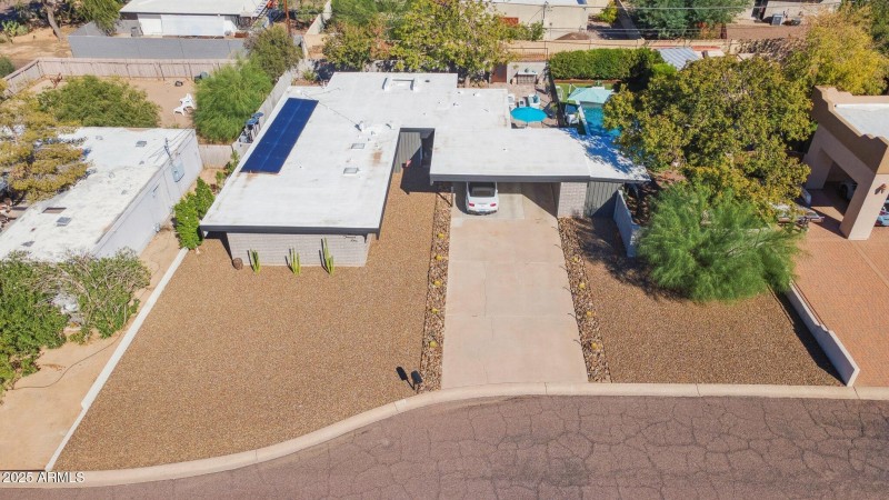 Extremely private from the street